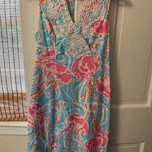 Lilly Pulitzer Pink and Blue Dress